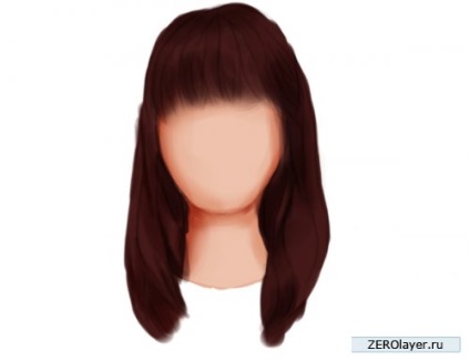 Cum să atragă în păr realist Photoshop (păr) Cum să atragă păr realist în Photoshop