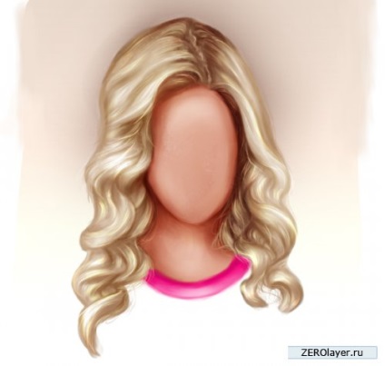 Cum să atragă păr realist în Photoshop (Brush) Cum să atragă păr realist în Photoshop