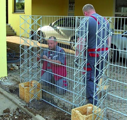 Cum de a face gard gabion cu mâinile lor pas cu pas instrucțiunile cu fotografii și video (gard) Cum de a face gard gabion cu mâinile lor pas cu pas instrucțiunile cu fotografii și video