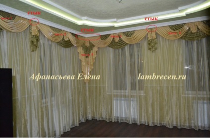 Cum să coase o pelmet foarte lung, cu microni mâinile sale fotografii, perdele, Lambrichene, textile de casa (sudate) Cum să coase o pelmet foarte lung, cu mâinile sale microni fotografie, perdele, Lambrichene, textile de casa