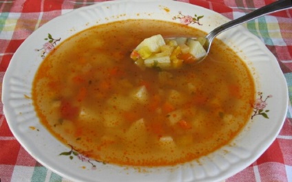 Ca supa de cartofi de gătit (morcov linguri de ulei vegetal) Ca supa de cartofi de gătit