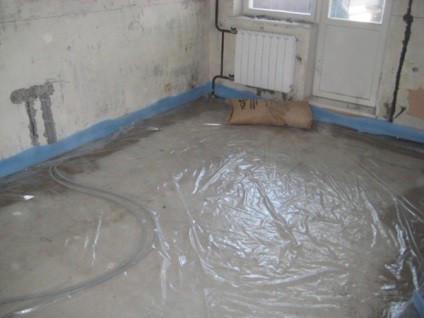 Cum să se alinieze podeaua de beton sub țiglă decât vă puteți duplica în garaj (dub) Cum să se alinieze podeaua de beton sub țiglă decât vă puteți duplica în garaj