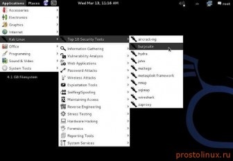 Kali favorit Linux de hackeri