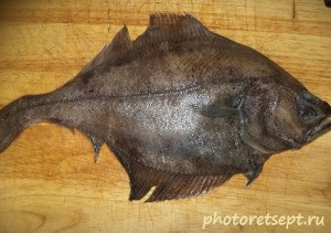 Flounder în folie (folie) Flounder în folie