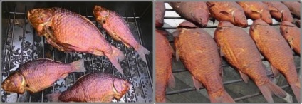 Carp afumat (Carassius Smokehouse Hot) Karas afumat
