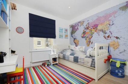World Map Wall murala în interiorul apartamentului (hartă a lumii pe instrucțiunea imagini de fundal de perete) Harta lumii pe un perete murala în interiorul apartamentului