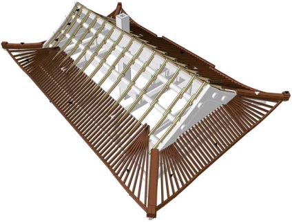Acoperiș Chineză - stil ascuțit acoperișuri de Est (acoperiș) Acoperiș chinezesc - stil oriental tăbărât acoperișuri