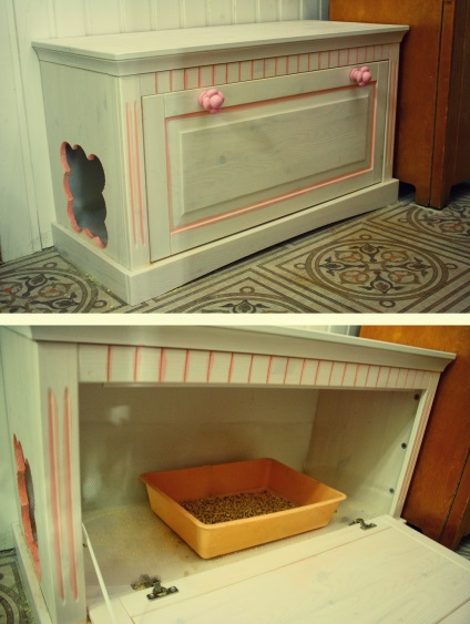 caseta de gunoi cu mâinile (pisica toaletă cu mâinile) caseta de gunoi cu mâinile