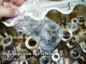 K-putere, Chery amuleta - cap cilindru de reparare după o defecțiune a curelei de distribuție (reparații) K-putere, Chery amuleta - cap cilindru de reparare după un eșec al curelei de distribuție