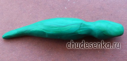 plastilină crocodil (crocodil) Crocodil din plastilină