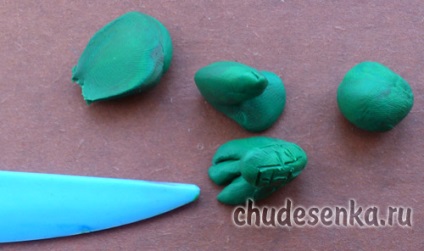 plastilină crocodil (crocodil) Crocodil din plastilină