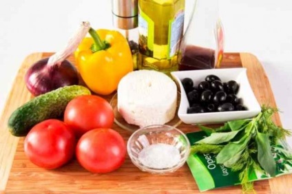 salată de vară ușoară din Grecia (salata) salată de vară ușoară din Grecia