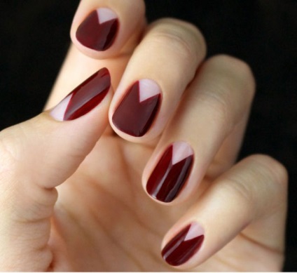 Luna shellac manichiură (shellac) manichiura Moon cu șelac