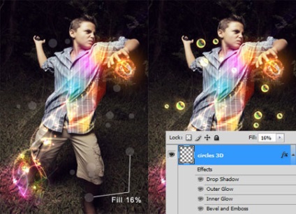 efecte de lumină Magic în Photoshop (Color Dodge Color) efecte de lumină Magic în Photoshop