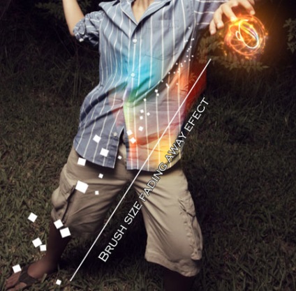 efecte de lumină Magic în Photoshop (o perie moale, mare) efecte de lumină Magic în Photoshop