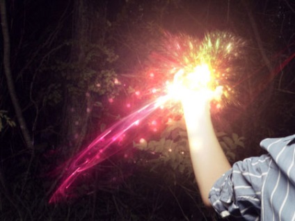 efecte de lumină Magic în Photoshop (o perie moale, mare) efecte de lumină Magic în Photoshop