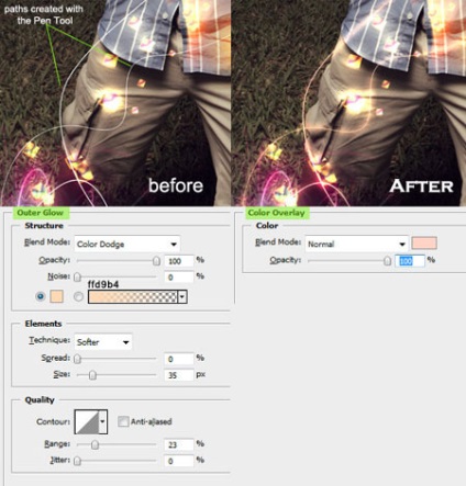 efecte de lumină Magic în Photoshop (Color Dodge Color Dodge) efecte de lumină Magic în Photoshop