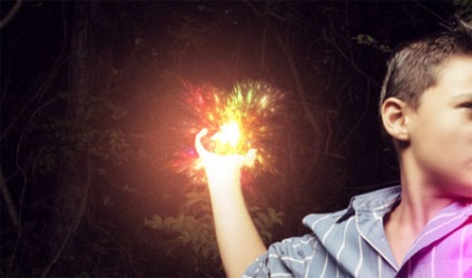efecte de lumină Magic în Photoshop (Color Dodge Color) efecte de lumină Magic în Photoshop