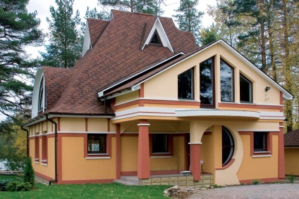 Mansarda intr-o casa de lemn si unitate tipuri (pod) Mansarda intr-o casa de lemn și tipuri de unități