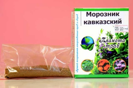 Frost Caucazian - aplicarea slăbire (cerere) Spânz Caucazian - utilizare pentru pierderea în greutate
