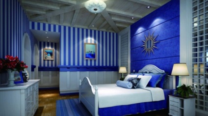 Tema marină în interior (coji de decor din cadre) Tema marină în interior