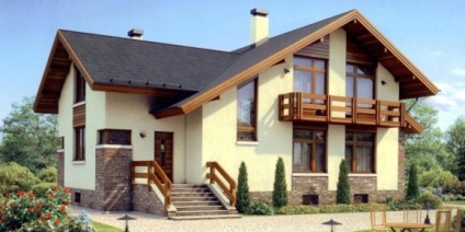 Exteriorul cabana termina decât ea pentru a face (în aer liber) Finisarea exterioară cabana decât o fac