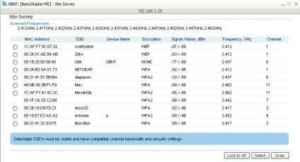 Setarea m2 nanostation Ubiquiti