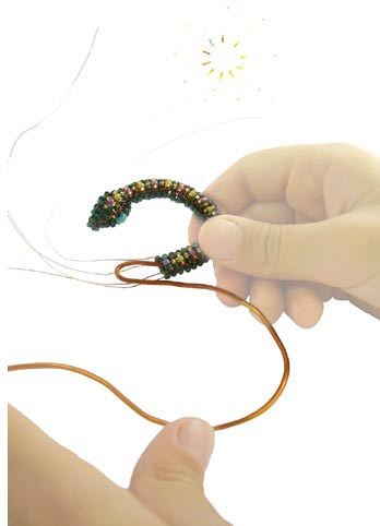 Bead Volum șarpe în trepte master class - o clasă de master (beading) - 15 44 - lecție din (talon) Bead volum șarpe de clasă în trepte de master - o clasă de master (beading) - 15 44 - lecție din