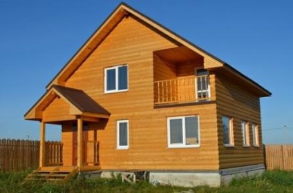Pensiunea Metode de casa bloc de instalare și caracteristici (bloc de casa siding casa) Cofrajul la metode de origine blockhouse și caracteristici ale instalației
