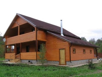 Pensiunea metode de instalare casa bloc și caracteristici (block house) Cofrajul la metode de origine blockhouse și caracteristici ale instalației