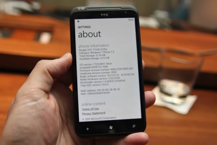 Caracteristici Prezentare generală smartphone HTC Titan, design organism, recenzii, ecran si titan camera htc (ecran) Caracteristici htc Prezentare generală smartphone Titan, design-corp, comentarii, ecran și camera foto htc titan