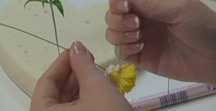 Dandelions din lut polimeric cu mâinile lor (lut) Dandelions din lut polimeric cu mâinile