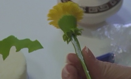 Dandelions din lut polimeric cu mâinile lor (polimer) Dandelions din lut polimeric cu mâinile