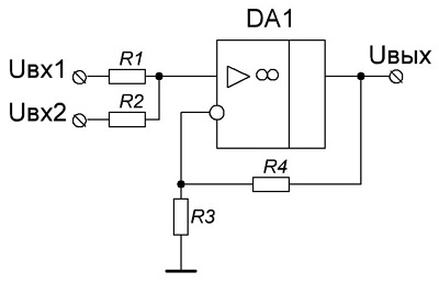 amplificatoare operaționale în circuitele liniare, homeelectronics (calculul repetor) amplificatoare operaționale în circuite liniare, homeelectronics