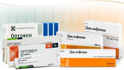 Ortophenum sau diclofenac (diclofenac) Ortofen sau diclofenac