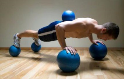 Dips la sol (împingere) Push-up-uri pe greutatea