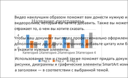 Mutarea diagramei (de exemplu, un alt obiect) Mutarea o diagramă