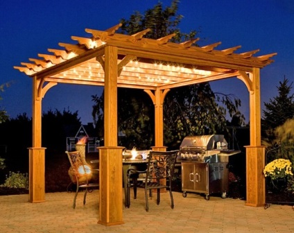 Pergola (70 poze) idei pentru zona de grădină și suburbană (pergola din lemn) Pergola (70 poze) idei pentru grădină și zona suburbană