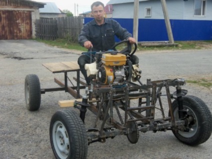 Prima experiență de a construi ATV (ATV de casă) Prima experiență de a construi teren vehicul all-