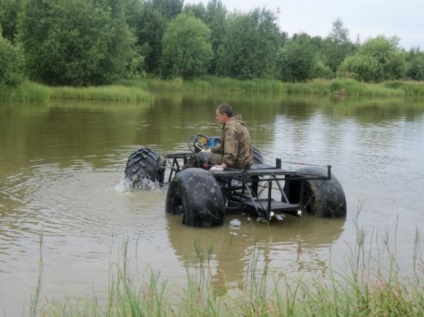 Prima experiență de construire pentru orice teren vehicul (în primul rând) Prima experiență de a construi teren vehicul all-