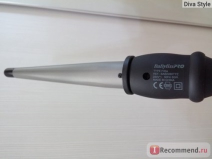 Babyliss curling conic 13-25 mm bab2280tte - «Review om, experimentat diferite ondulatoare (Statement) Babyliss curling conic 13-25 mm bab2280tte - «Review om, experimentat diferite curling