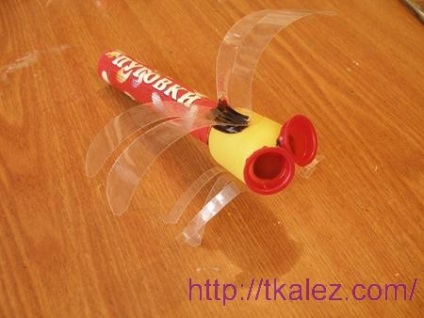 Hack o libelulă dintr-o sticlă de plastic și ouă de la Kinder surpriză (o varietate de meserii) Hack o libelulă dintr-o sticlă de plastic și ouă de la Kinder surpriza