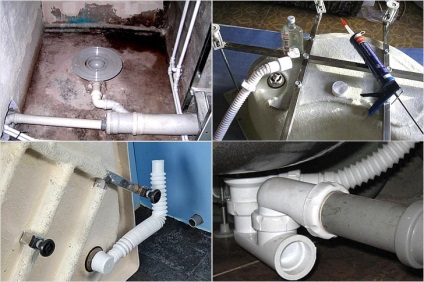 Conectați dus la alimentarea cu apă și canalizare (canalizare) Conectați dus la alimentarea cu apă și canalizare