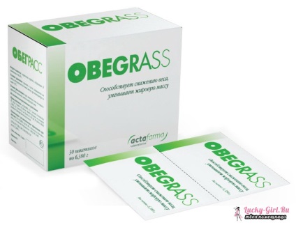 Dieta cu pulbere obegrass (dieta) Pulbere Slimming obegrass