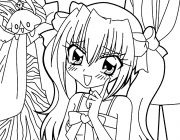 Colorat anime (anime de colorat) colorat anime
