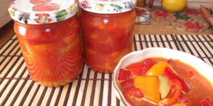 Lecho Rețetă pentru iarna - cum să gătească de ardei și roșii, cu o gătită delicioasă (bucătar) Lecho Rețetă pentru iarna - cum să gătească de ardei și roșii cu un delicios acasă-a făcut