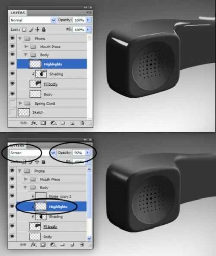 Desenați răsucită cablul telefonic de la zero folosind Photoshop (cablul) Egal răsucită cablul telefonic de la zero folosind Photoshop