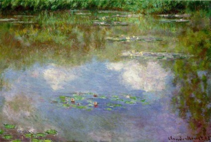Grădină Claude Monet 1 (covor cu miros întreg) Grădină Claude Monet 1