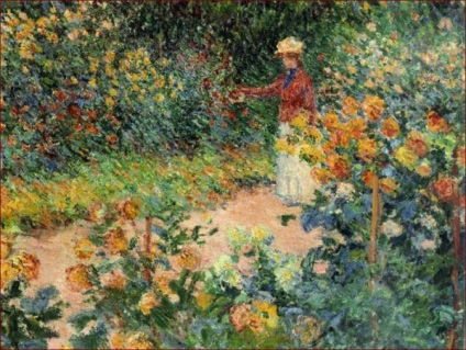Grădină Claude Monet 1 (contrast pestriță covor) Grădină Claude Monet 1