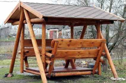 Chioscurile, leagăne brațele în lemn și metal (cu mâinile) Chioscurile, leagăne brațele în lemn și metal